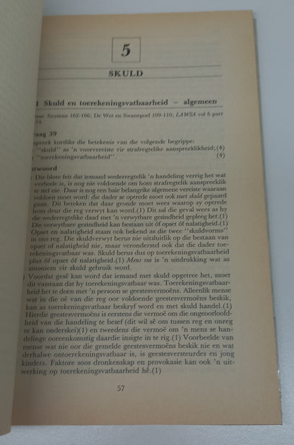 Werkboek Vir Strafreg Tweede Uitgawe C.R. Snyman Digma Werkboekreeks