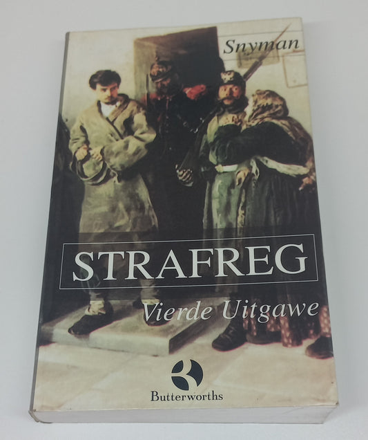 Strafreg Vierde Uitgawe C.R. Snyman 1999