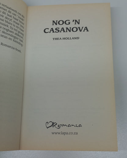 Nog 'n Casanova by Thea Holland Romantiese Komedie Romanza