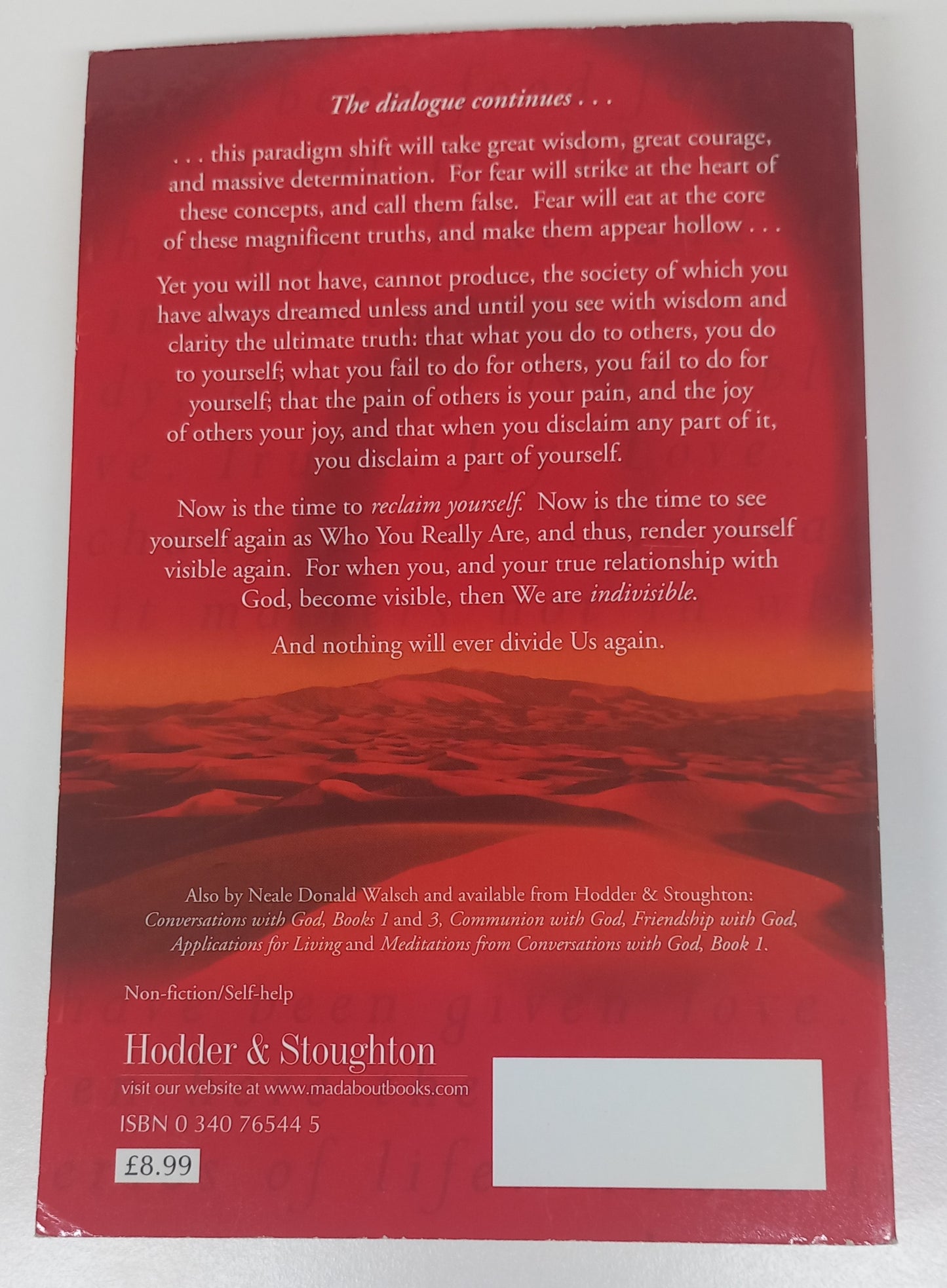 Conversations with God: An Uncommon Dialogue Book Two by Neale Donald Walsch