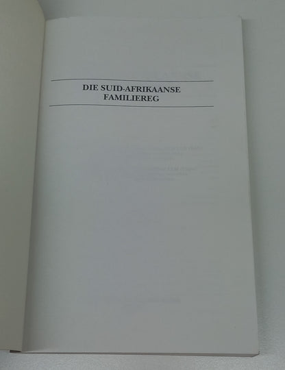Die Suid-Afrikaanse Familiereg D.S.P. Cronje & J. Heaton 1999