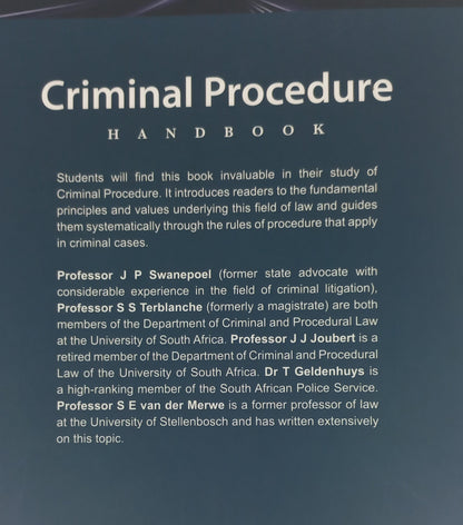 Criminal Procedure Handbook Eleventh Edition by J.J. Joubert 2014