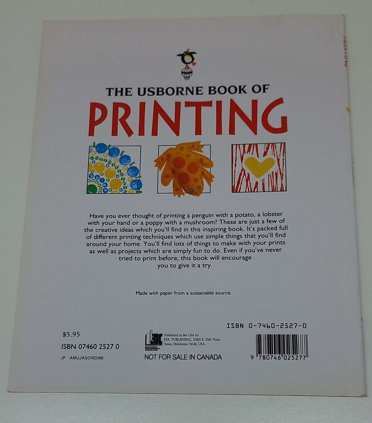 The Usborne Book of Printing by Ray Gibson