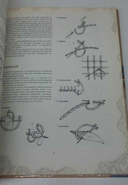 Skeppende Naaldwerk Vir Binneversiering by Martini Nel