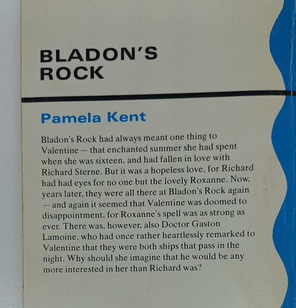 Bladon's Rock by Pamela Kent Mills & Boon 1975