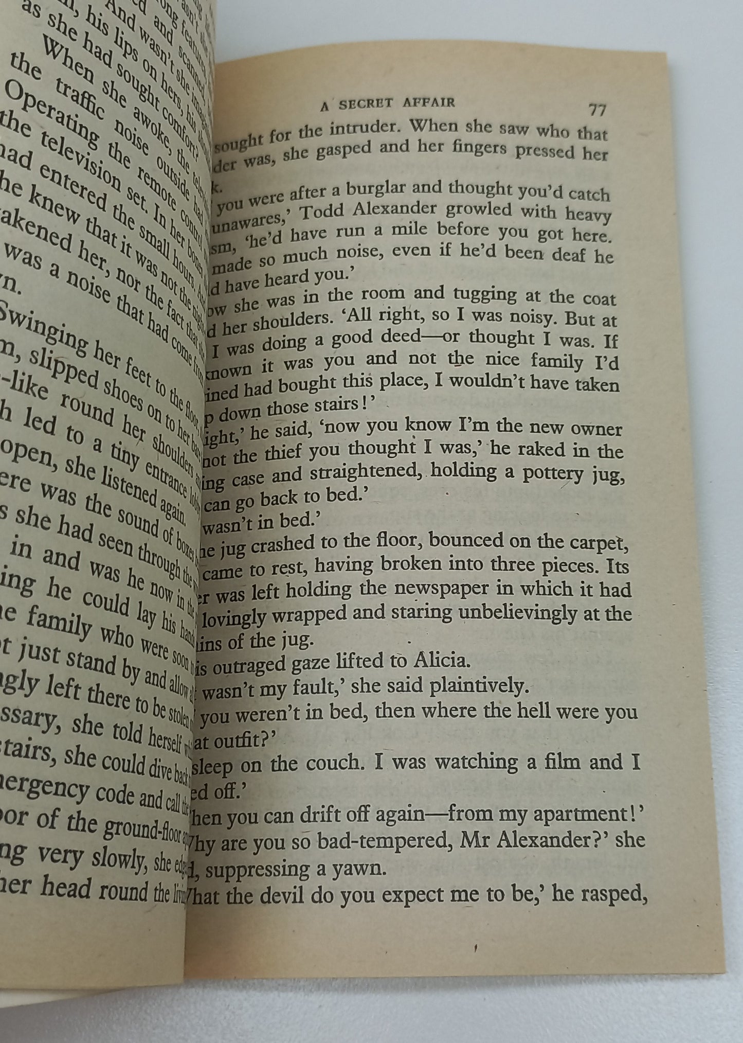 A Secret Affair by Lilian Peake Mills & Boon 1980