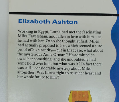 Moonlight on the Nile by Elizabeth Ashton Mills & Boon 1979