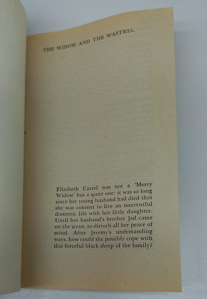 The Widow and the Wastrel by Janet Dailey 1977