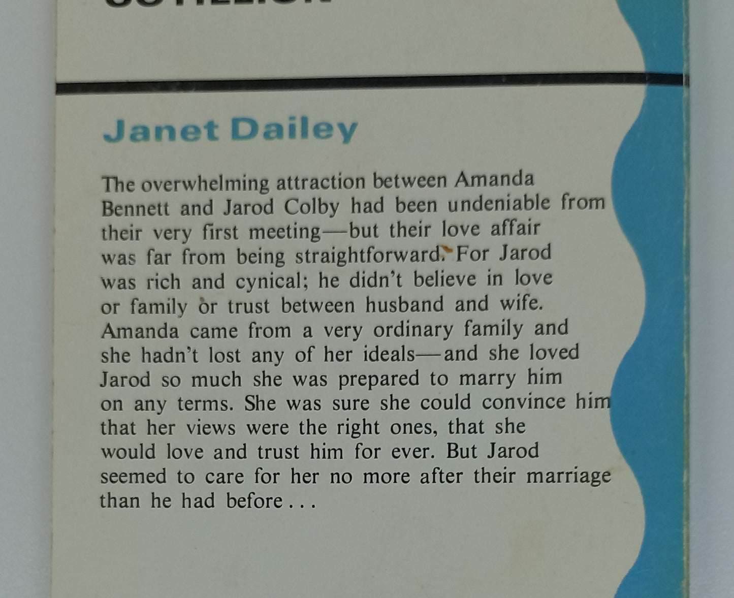 The Night of the Cotillion by Janet Dailey Mills & Boon 1976