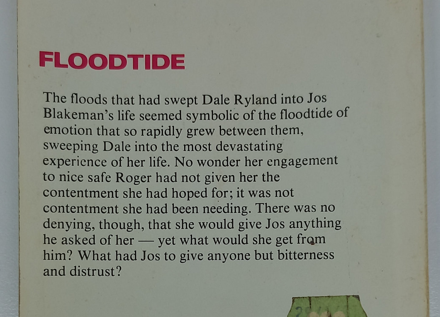 Floodtide by Kay Thorpe Mills & Boon 1981