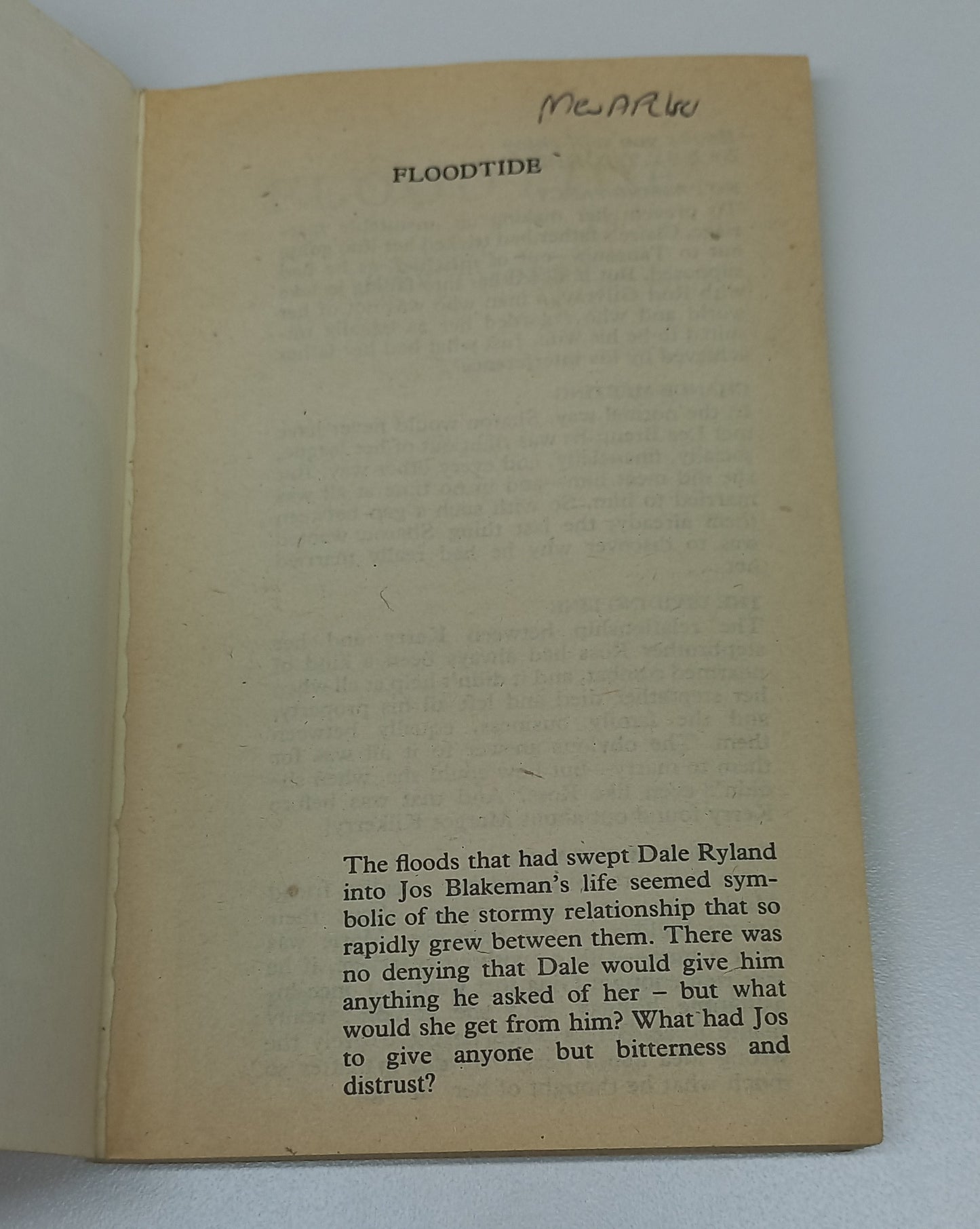 Floodtide by Kay Thorpe Mills & Boon 1981