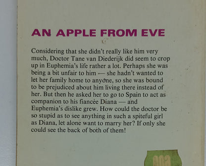 An Apple from Eve by Betty Neels Mills & Boon 1981