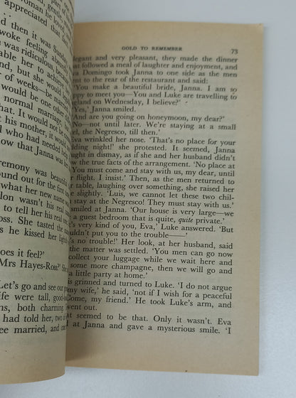 Gold to Remember by Mary Wibberley mills & Boon 1981