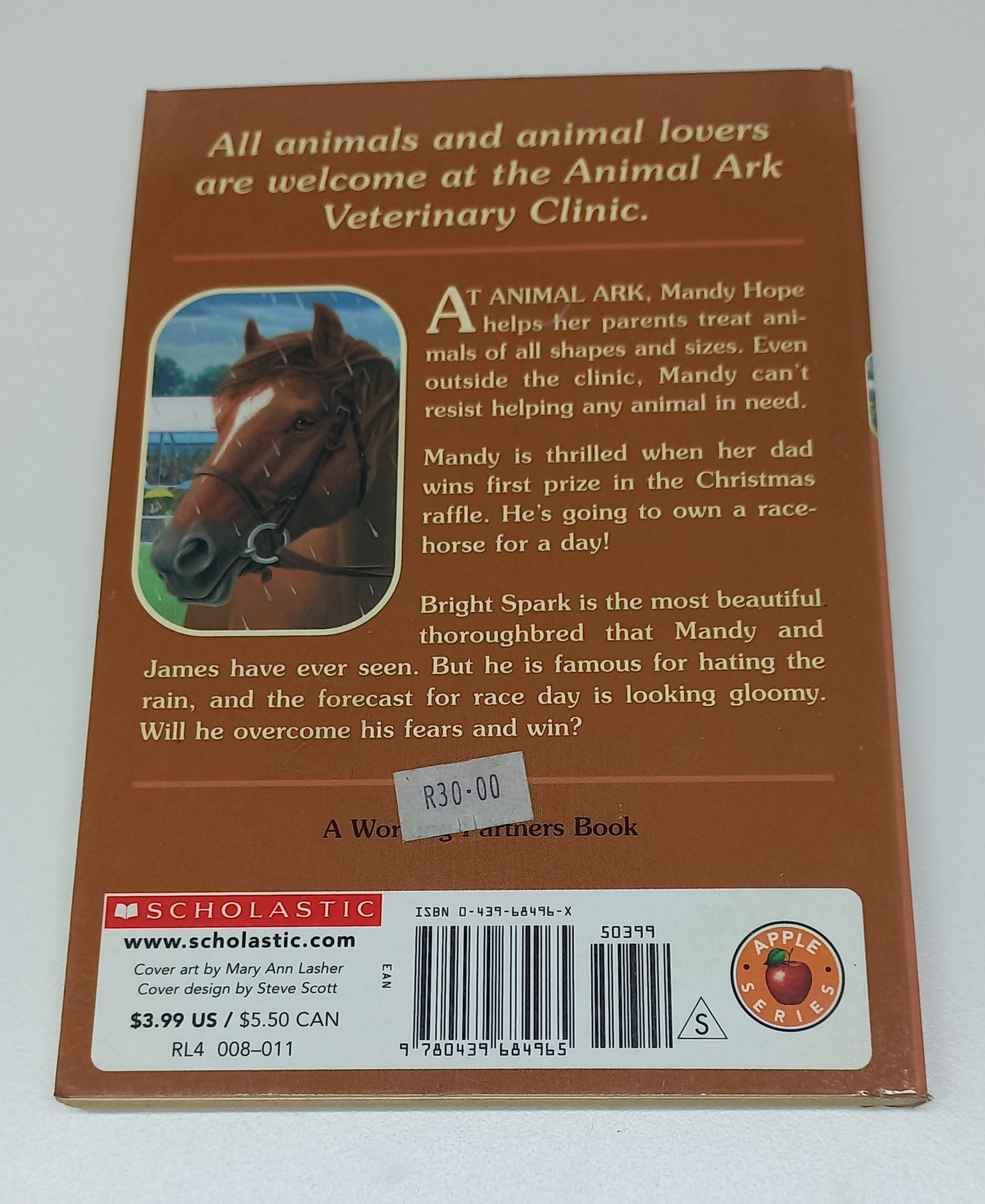 Racehorse in the Rain by Ben M. Baglio (Animal Ark Holiday Special #9)