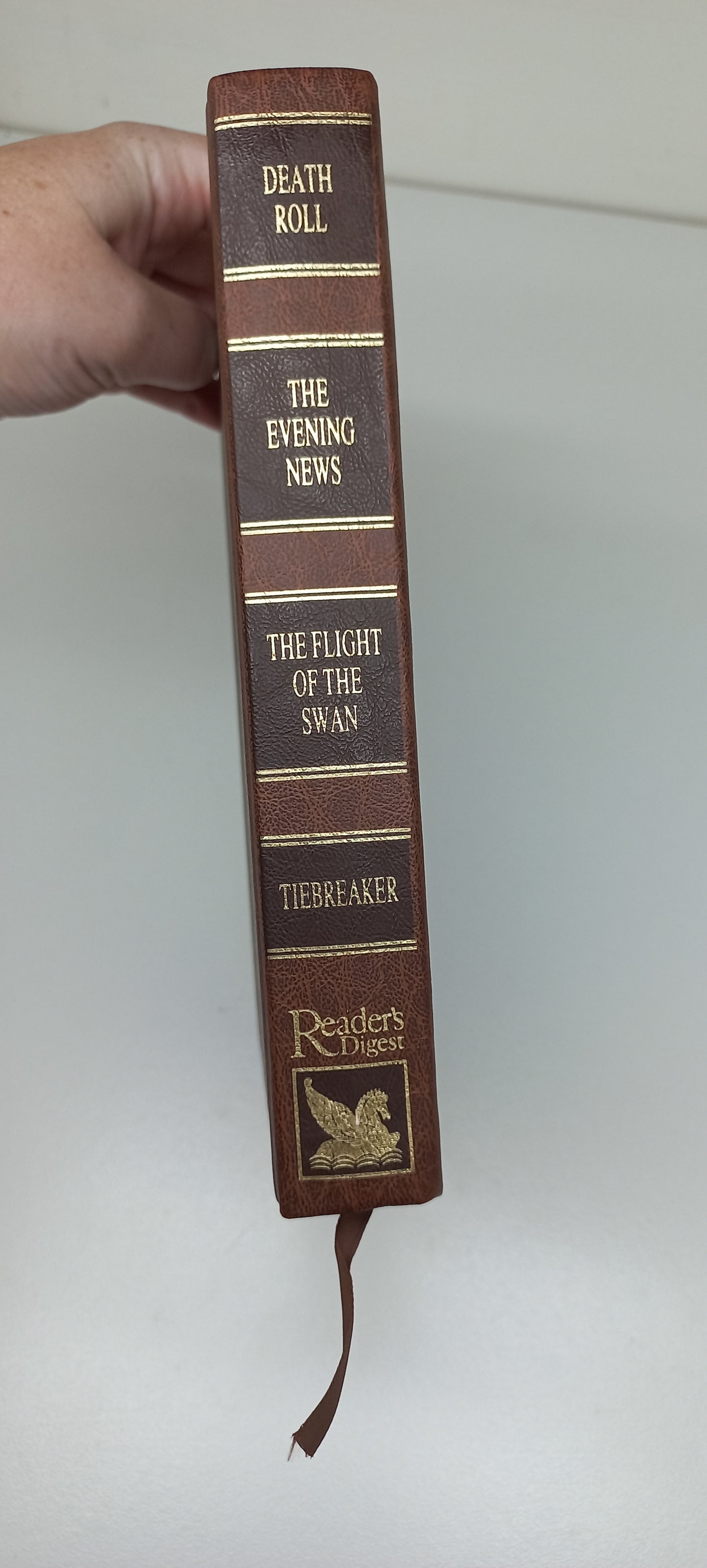 Reader's Digest (4 in 1) Death Roll by S. Llewellyn, The Evening News by A. Hailey, The Flight of the Swan by E. Webster & Tiebreaker by J.M. Bickham