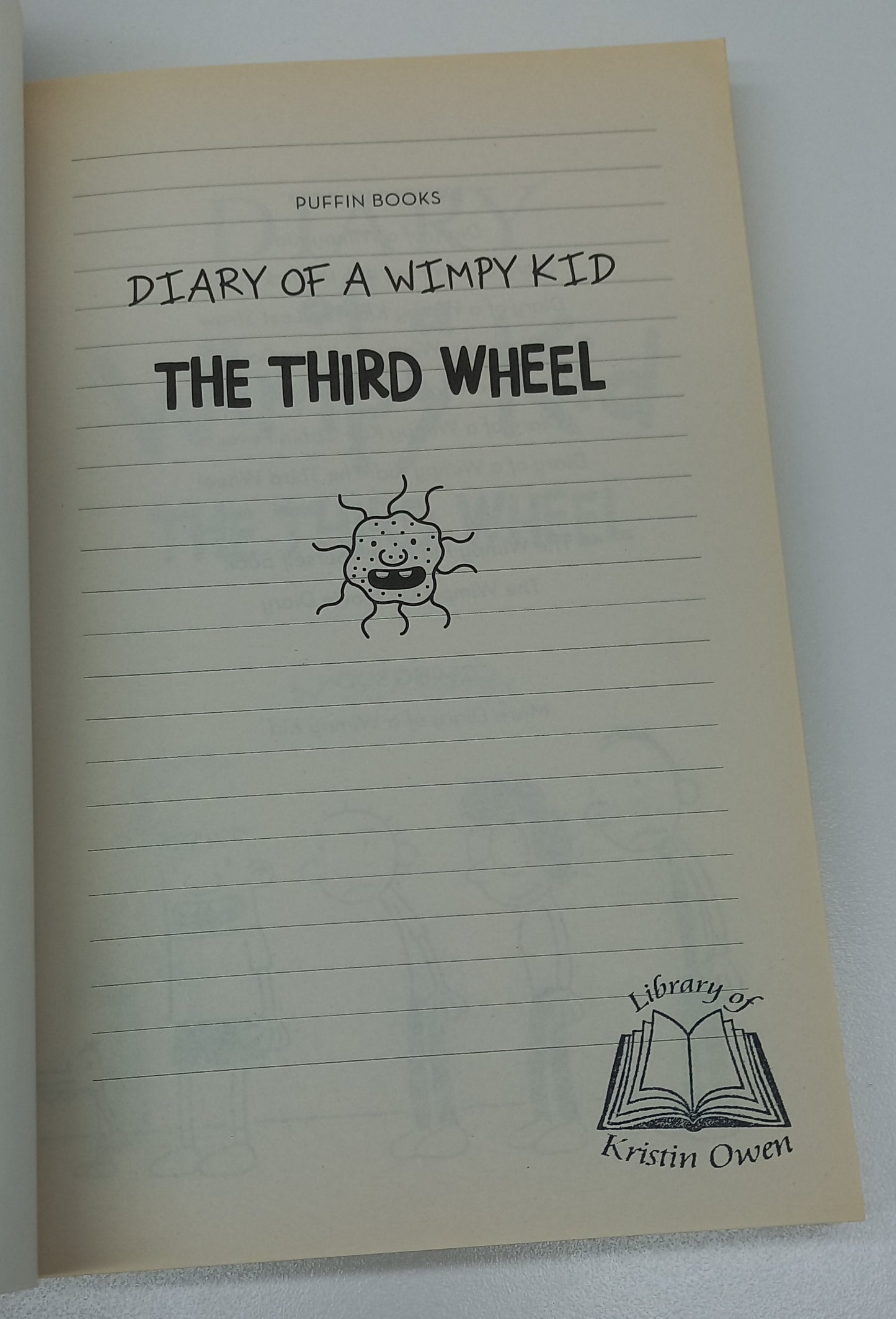 The Third Wheel by Jeff Kinney (Diary of a Wimpy Kid #7)