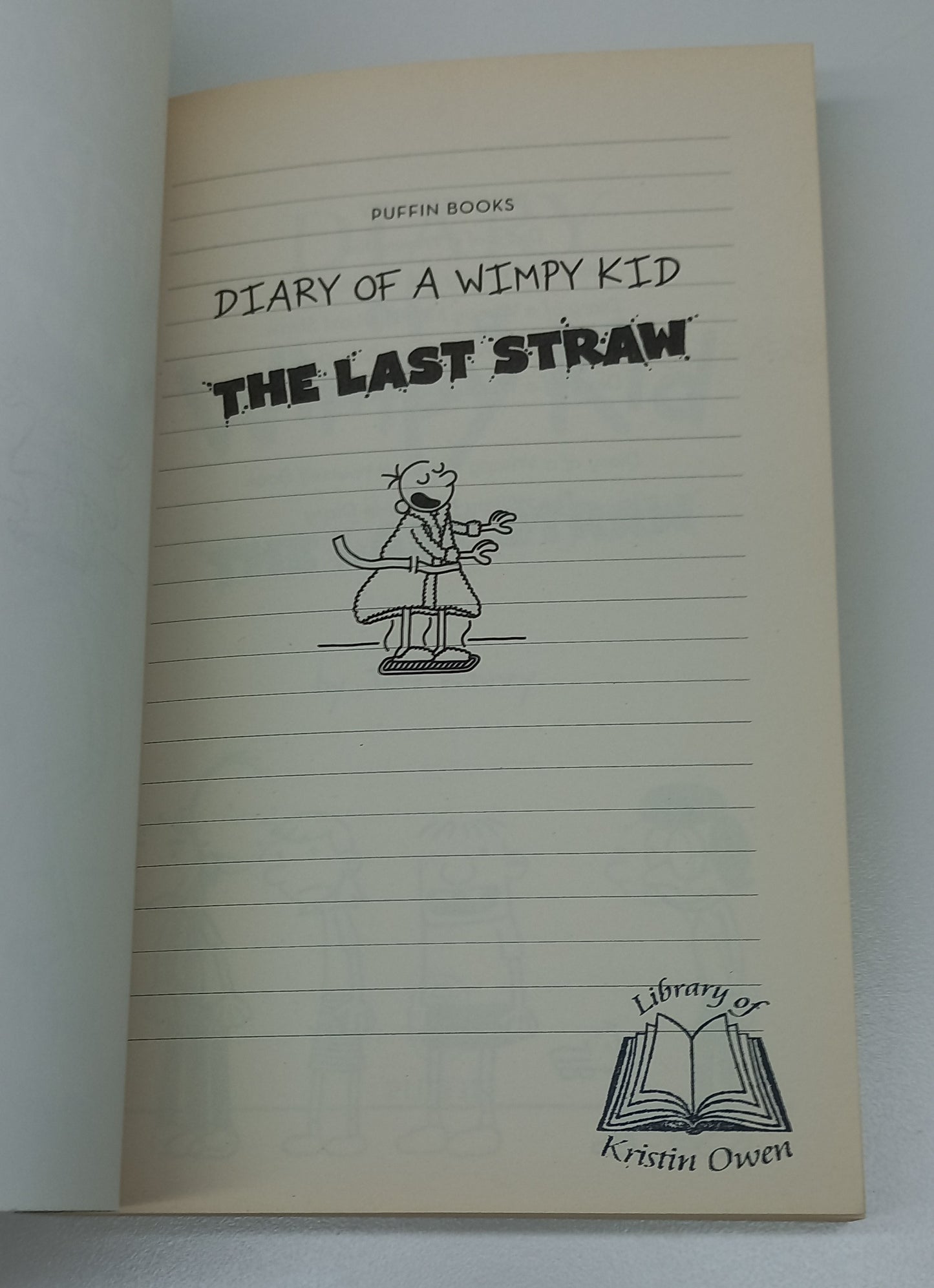 The Last Straw by Jeff Kinney (Diary of a Wimpy Kid #3)
