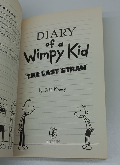The Last Straw by Jeff Kinney (Diary of a Wimpy Kid #3)