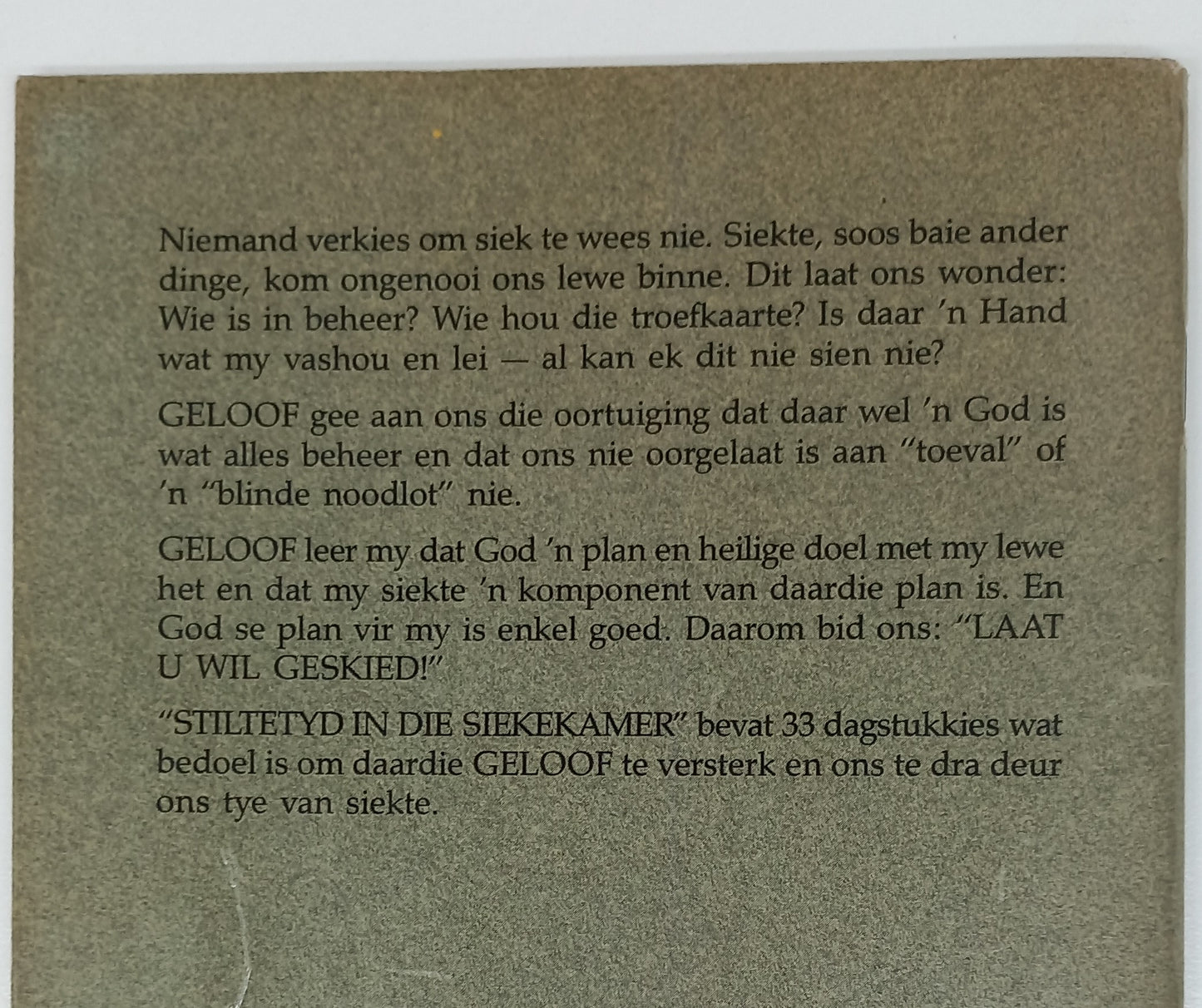 Solly Ozrovech (Stiltetyd in die Siekekamer, In Stilwees en Vertroue & 'n Reenboog Deur My Trane)