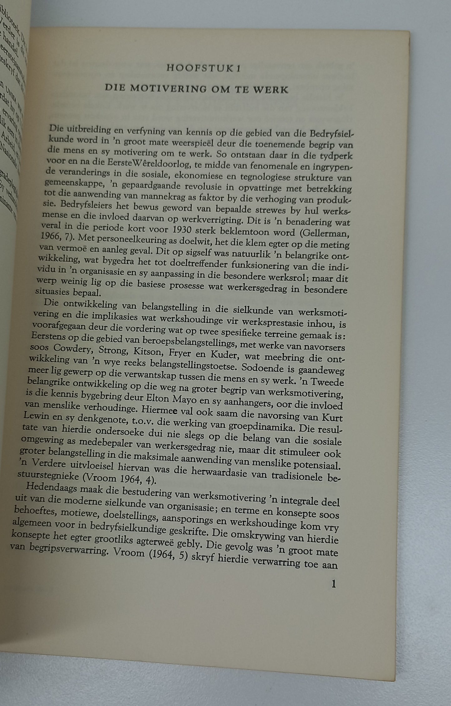 Werksmotivering Sielkundebiblioteek 13