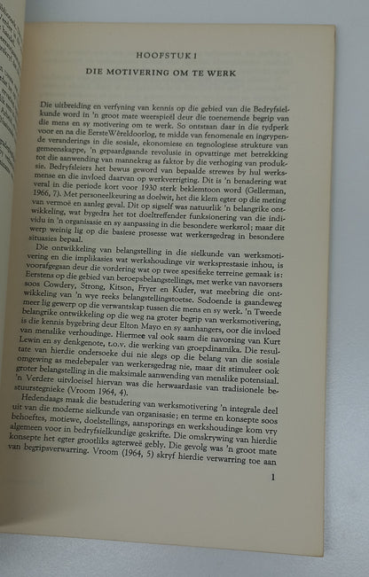 Werksmotivering Sielkundebiblioteek 13