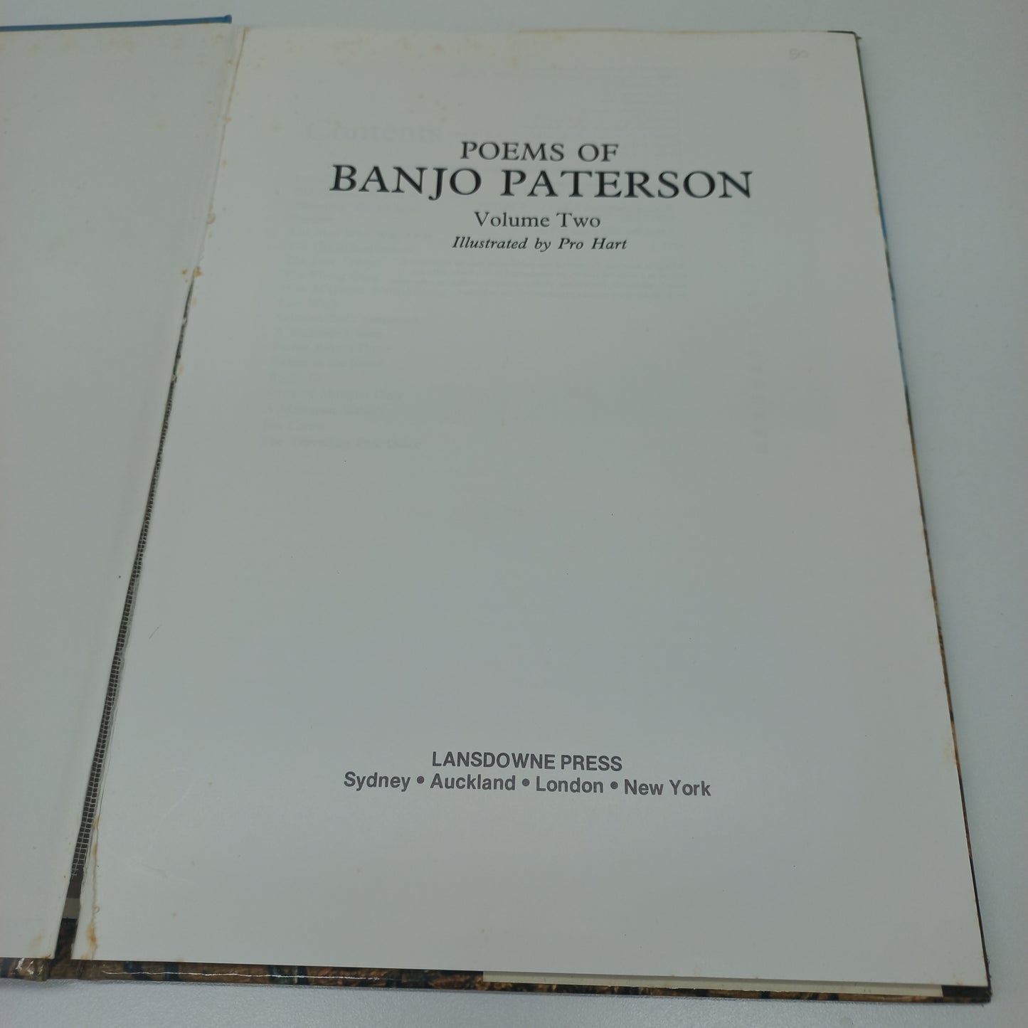 Poems of Banjo Patterson Volume Two by Banjo Patterson