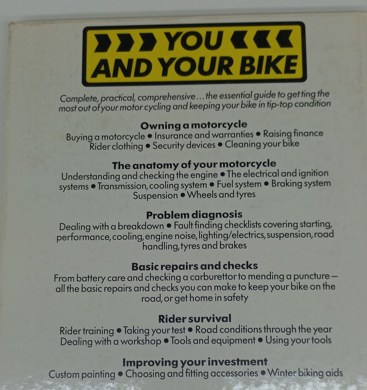 You and Your Bike by Brian Crichton