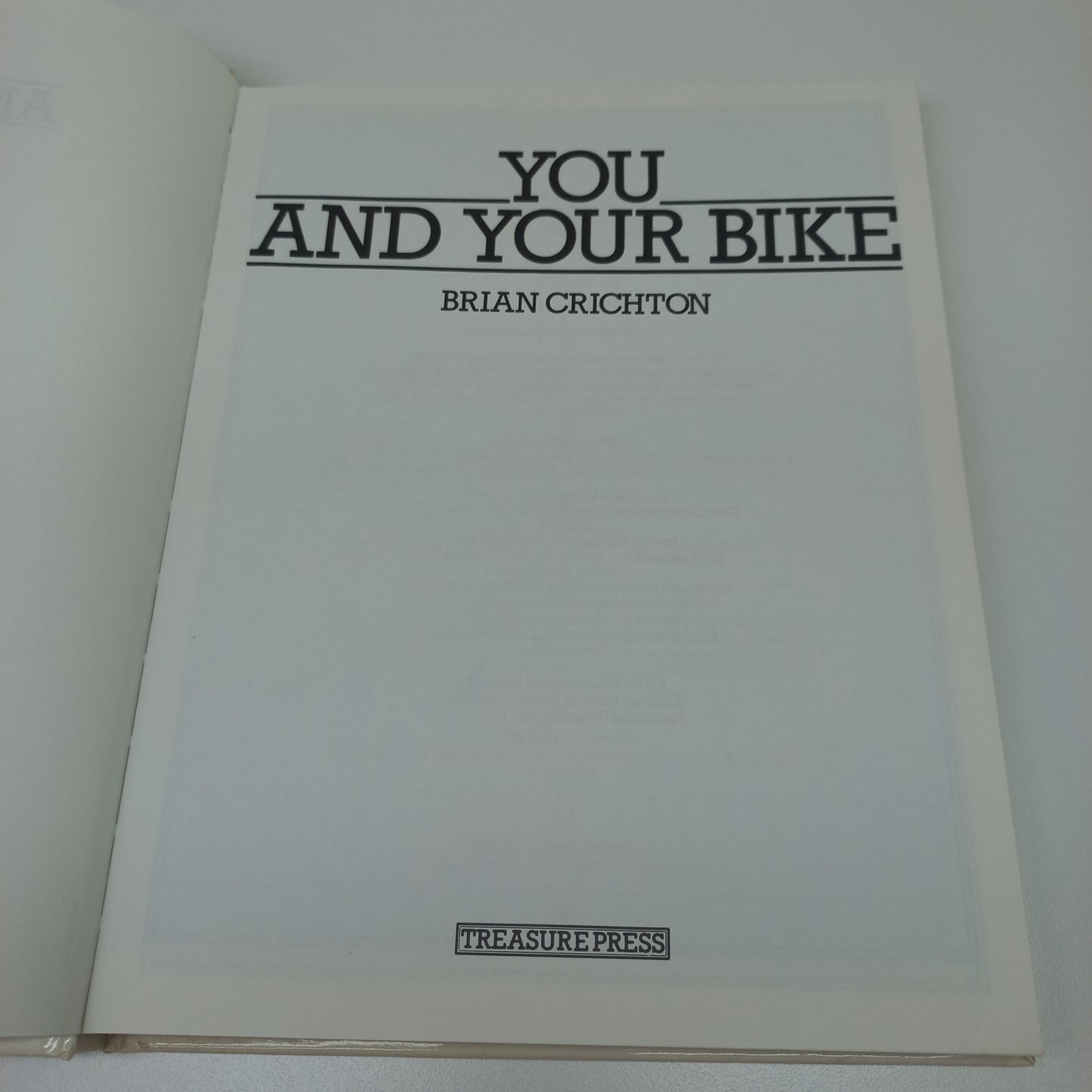 You and Your Bike by Brian Crichton