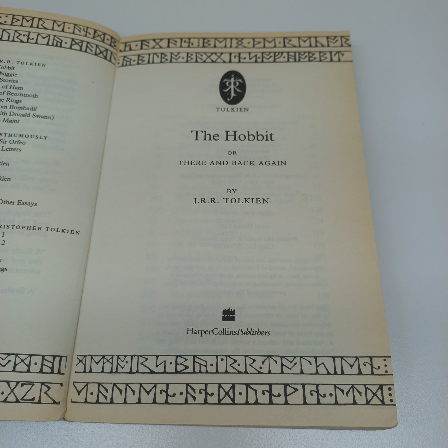 The Hobbit by J.R.R. Tolkien (Middle-Earth #0) Printed in 1996