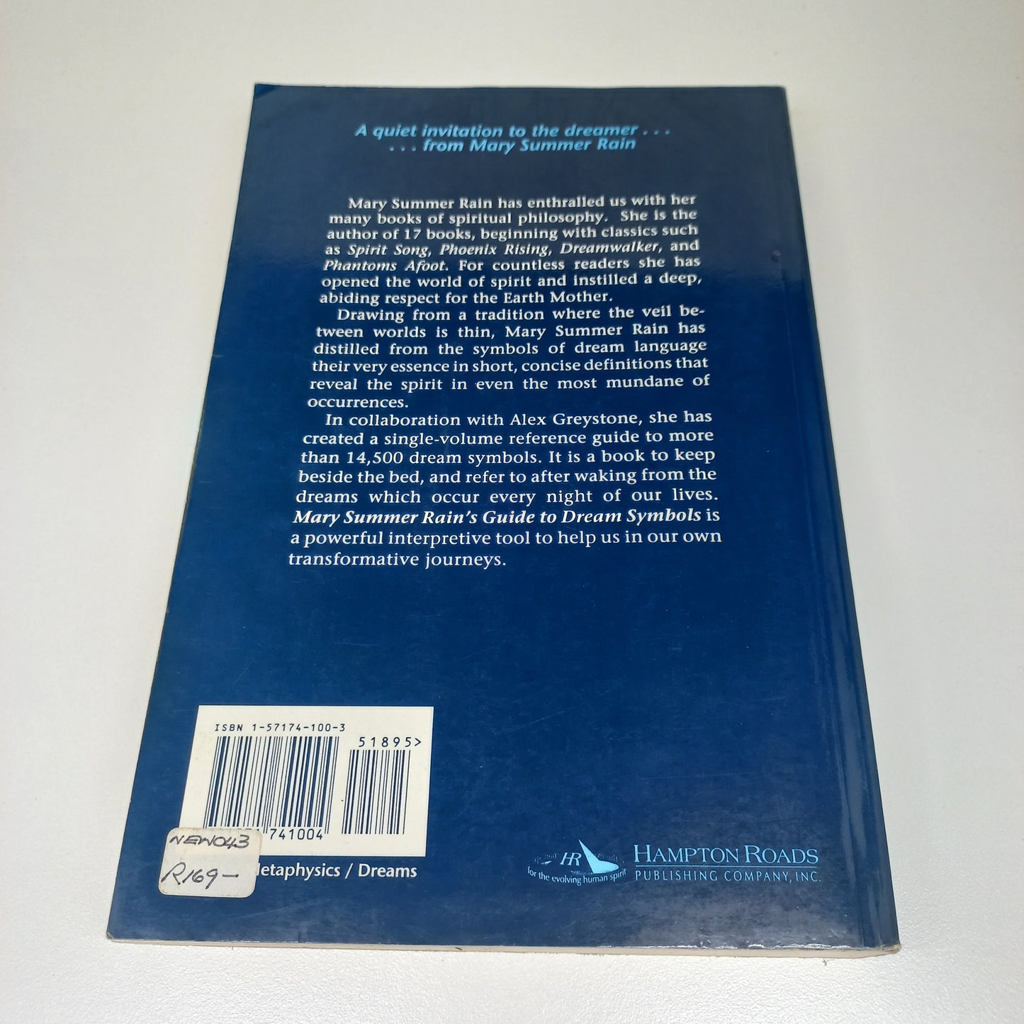 Mary Summer Rain's Guide to Dream Symbols by Mary Summer Rain & Alex Greystone