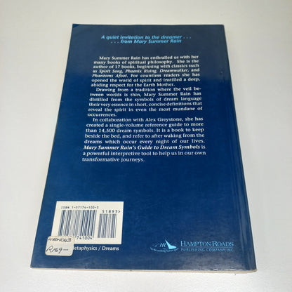 Mary Summer Rain's Guide to Dream Symbols by Mary Summer Rain & Alex Greystone
