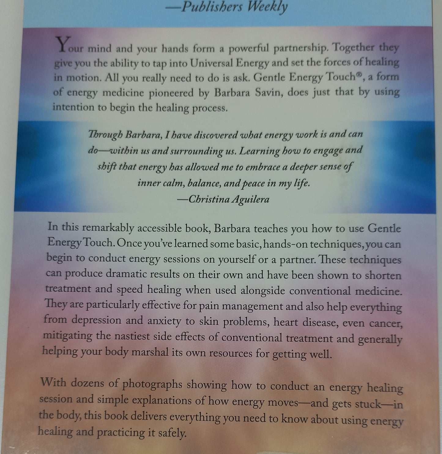 Gentle Energy Touch: The Beginner's Guide to Hands-On Healing by Barbara E. Savin
