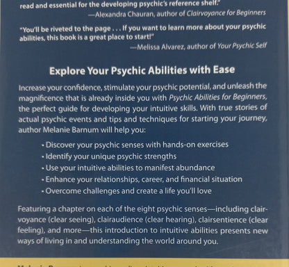 Psychic Abilities For Beginners: Awaken Your Intuitive Senses by Melanie Barnum