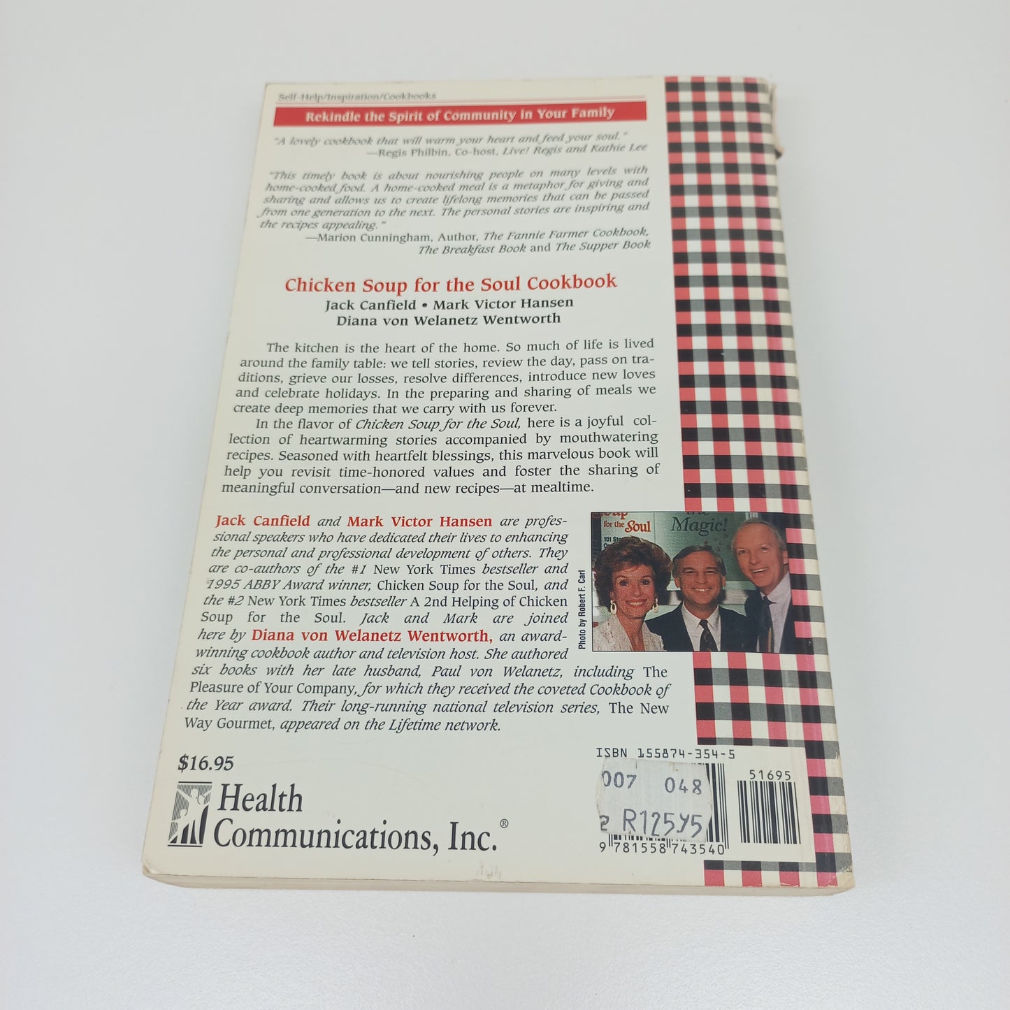 Chicken Soup for the Soul Cookbook: 101 Stories with Recipes from the Heart by Jack Canfield, Mark Victor Hansen & Diana von Welanetz Wentworth