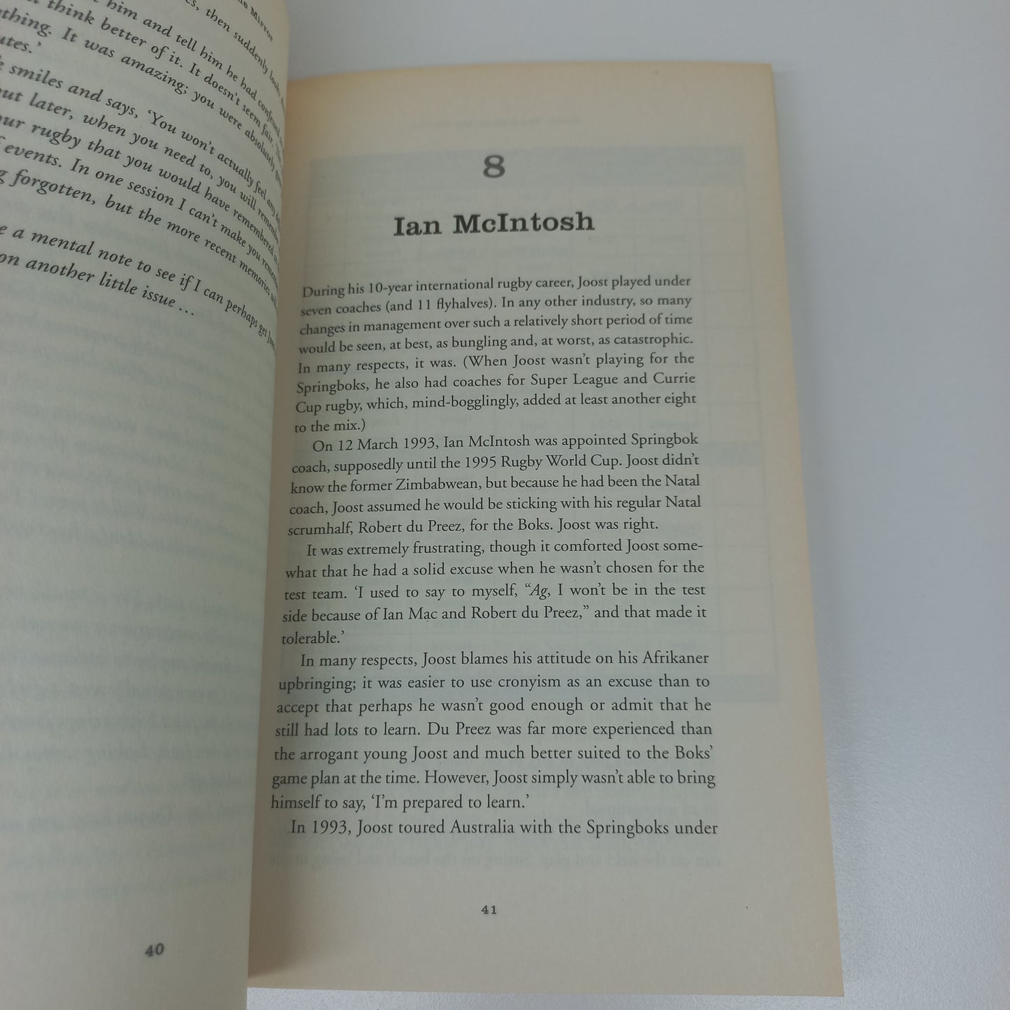 Joost: The Man in the Mirror by David Gemmell