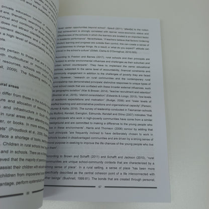 Developing Quality Management and Leadership in South African Schools by B.H. Challens & C.P. Van Der Vyver 2019