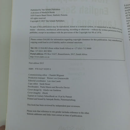 How to Support english Second Language Learners: foundation & Intermediate Phase Mirna Nel (Editor) 2015