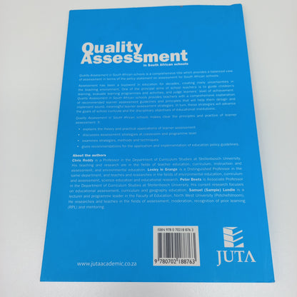 Quality Assessment in South African Schools 2015 by Chris Reddy, Lesley le Grange, Peter Beets & Sampie Lundie