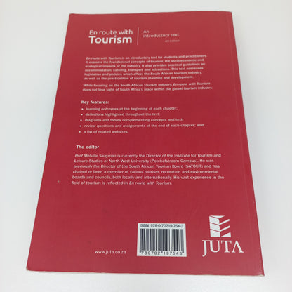 En Route with Tourism: An Introductory Text 4th Edition by Melville Saayman (Editor) 2013