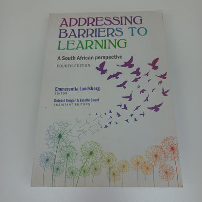 Addressing Barriers To Learning: A South African Perspective Fourth Edition by Emmerentia Landsberg 2019