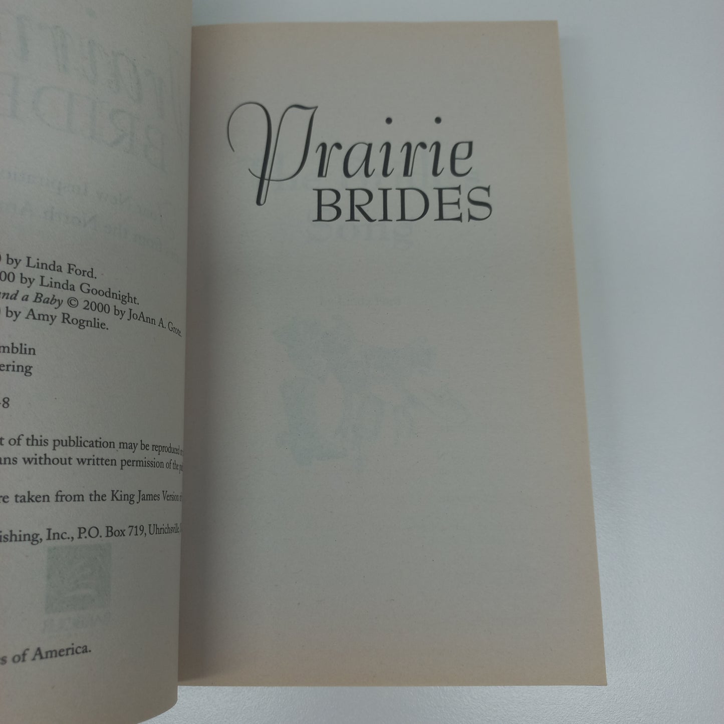 Prairie Brides (4 in 1) Linda ford, Linda Goodnight, Joann Grote & Amy Rognlie