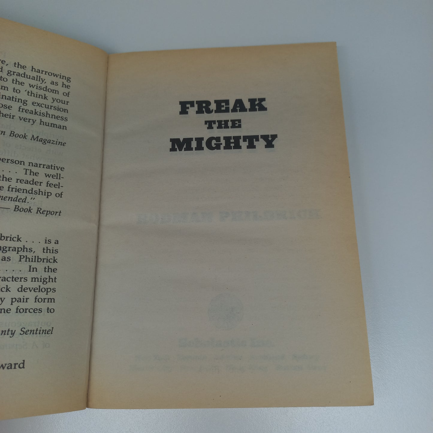 Freak the Mighty by Rodman Philbrick (Freak the Mighty #1)
