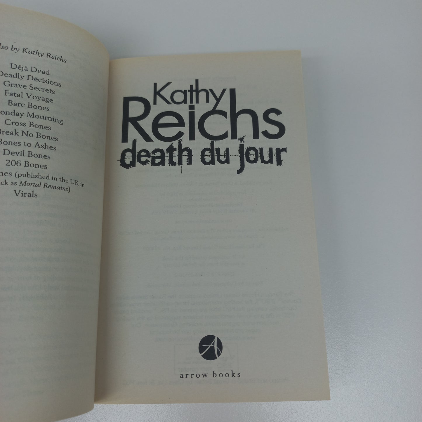 Death Du Jour by Kathy Reichs (Temperance Brennan #2)