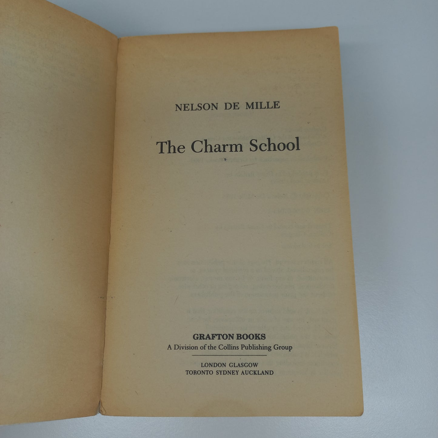 The Charm School by Nelson De Mille