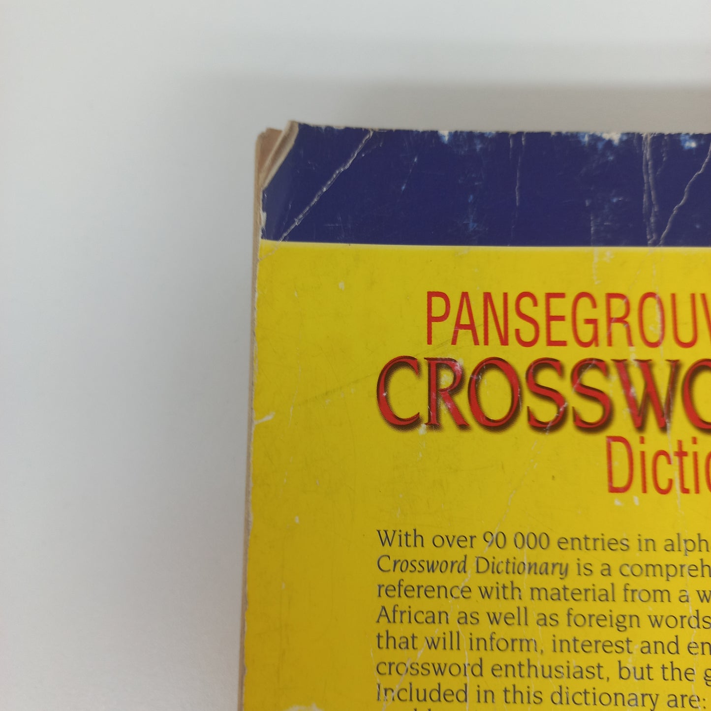 Pansegrouw's Crossword Dictionary 2001