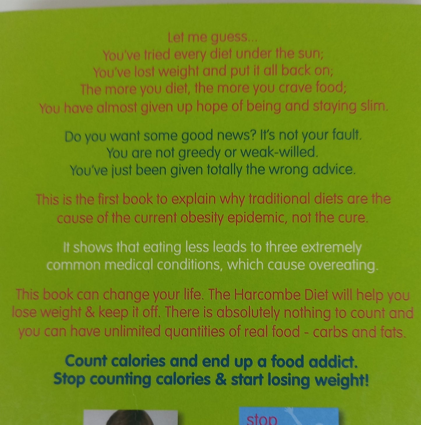 The Harcombe Diet: Stop Counting calories & Start Losing Weight by Zoe Harcombe