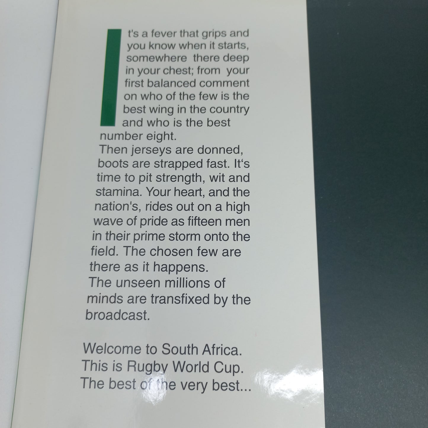 1995 The Story of the Rugby World Cup