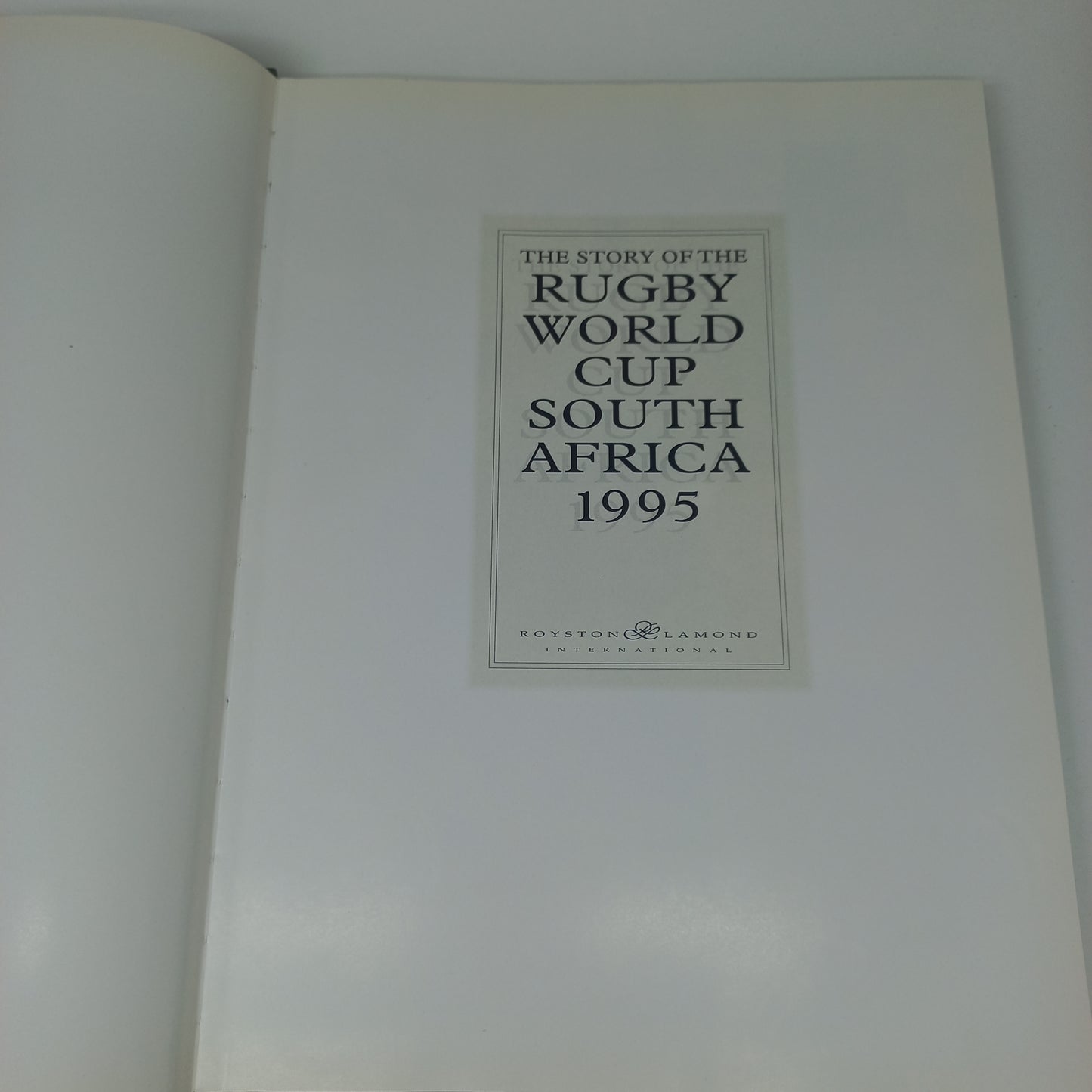 1995 The Story of the Rugby World Cup