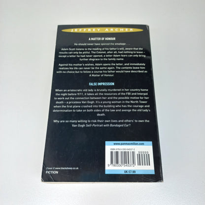 A Matter of Honour & False Impressions by Jeffrey Archer Omnibus 2 in 1