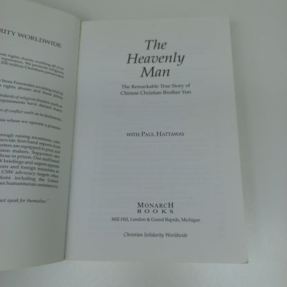 The Heavenly Man: The Remarkable True Story of Chinese Christian Brother Yun with Paul Hattaway
